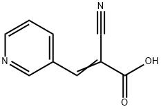 2-CYANO-3-(3-PYRIDINYL)ACRYLIC ACID Structure