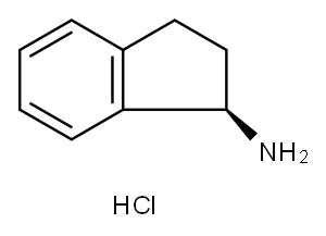 (R)-2,3-Dihydro-1H-inden-1-amine hydrochloride Structure