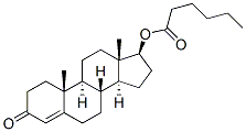 17beta-hydroxyandrost-4-en-3-one hexanoate Structure