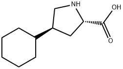 trans-4-Cyclohexyl-L-proline Structure