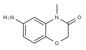 6-AMINO-4-METHYL-2H-1,4-BENZOXAZIN-3(4H)-ONE Structure