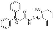 (Diphenylphosphinyl)acetic acid hydrazide mono(di-2-propenylphosphinat e) Structure