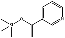 1-Trimethylsilyloxy-1-(3-pyridyl)-ethene Structure