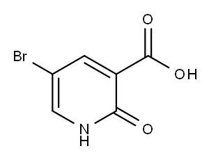 5-Bromo-2-hydroxynicotinic acid Structure