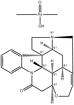 STRYCHNINE CACODYLATE Structure