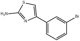 4-(3-BROMO-PHENYL)-THIAZOL-2-YLAMINE Structure