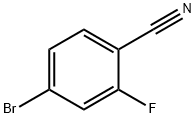 4-Bromo-2-fluorobenzonitrile Structure