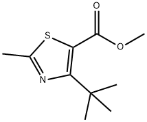 METHYL 4-TERT-BUTYL-2-METHYLTHIAZOLE-5-CARBOXYLATE Structure