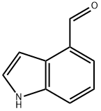 Indole-4-carboxaldehyde Structure