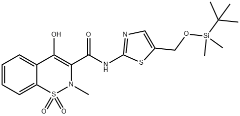 5tert-Butyldimethylsilyloxy Meloxicam Structure