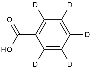 BENZOIC ACID-D5 Structure