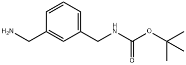 TERT-BUTYL N-[3-(AMINOMETHYL)BENZYL]CARBAMATE Structure