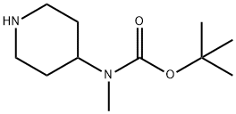 4-N-Boc-4-N-Methyl-aminopiperidine Structure