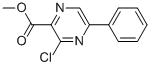 METHYL 3-CHLORO-5-PHENYLPYRAZINE-2-CARBOXYLATE Structure