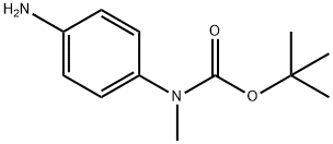 (4-Amino-phenyl)-methyl-carbamic acid tert-butyl ester Structure
