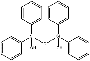 1,1,3,3-TETRAPHENYLDISILOXANE DIOL Structure