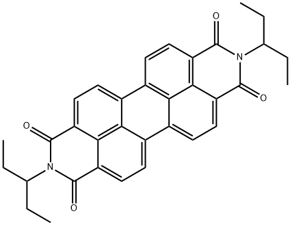 2,9-Di(pent-3-yl)anthra2,1,9-def:6,5,10-d'e'f'diisoquinoline-1,3,8,10-tetrone Structure