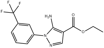 5-AMINO-1-[5-(FLUOROMETHYL)PHENYL]-1H-PYRAZOLE-4-CARBOXYLIC ACID ETHYL ESTER Structure