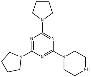 2-PIPERAZIN-1-YL-4,6-DIPYRROLIDIN-1-YL-1,3,5-TRIAZINE Structure