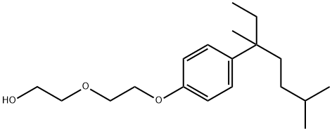 2-{2-[4-(3’,6’-Dimethyl-3’-heptyl)phenoxy]ethoxy}ethanol Structure