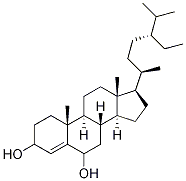 Stigmast-4-ene-3,6-diol Structure