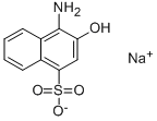 Sodium 1-amine-2-naphthol-4-sulfonate Structure