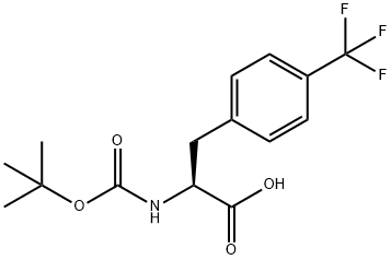 BOC-L-4-Trifluoromethylphe  Structure