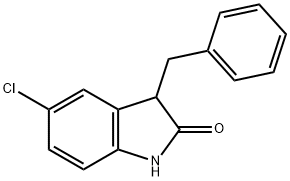 3-benzyl-5-chloro-indolin-2-one Structure