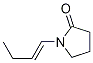 1-(1-buten-1-yl)-2-Pyrrolidinone Structure