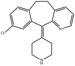 8-Dechloro-9-chloro Desloratadine Structure