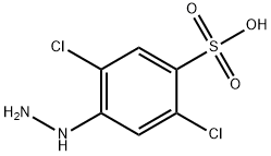 2,5-DICHLORO-4-HYDRAZINOBENZENESULFONIC ACID Structure