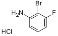 2-BROMO-3-FLUORO-PHENYLAMINE HYDROCHLORIDE Structure