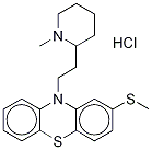 Thioridazine-d3 Hydrochloride Structure