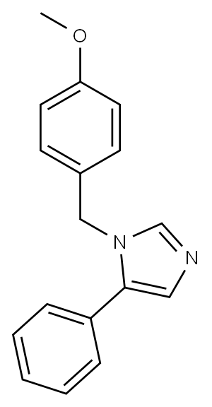 1H-IMidazole, 1-[(4-Methoxyphenyl)Methyl]-5-phenyl- Structure