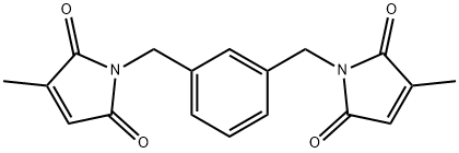 1,3-Bis((3-methyl-2,5-dioxopyrrol-1-yl)methyl)benzol Structure