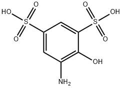 5-Amino-4-hydroxybenzene-1,3-disulphonic acid Structure