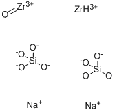 Sodium zirconium silicate Structure