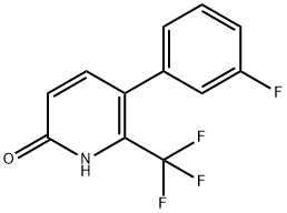 5-(3-Fluorophenyl)-6-(trifluoromethyl)pyridin-2-ol Structure