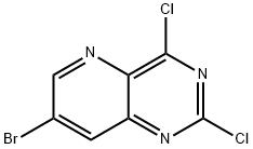 7-Bromo-2,4-dichloropyrido[3,2-d]pyrimidine Structure