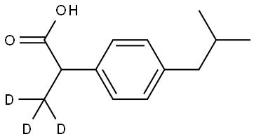 rac Ibuprofen-d3 Structure