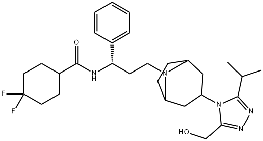 3-Hydroxymethyl Maraviroc Structure