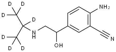 Cimaterol-d7 Structure
