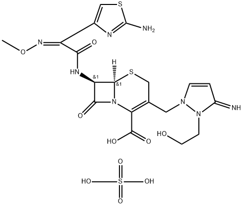 Cefoselis sulfate Structure