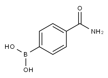 4-Carbamoylphenylboronic acid Structure