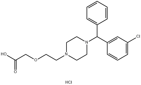 Cetirizine 3-Chloro IMpurity Dihydrochloride Structure
