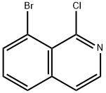 8-Bromo-1-chloroisoquinoline Structure