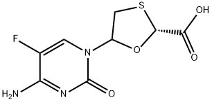 EMtricitabine Carboxylic Acid Structure