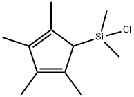 CHLORODIMETHYL(2,3,4,5-TETRAMETHYL-2,4-CYCLOPENTADIEN-1-YL)SILANE Structure