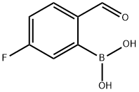 5-Fluoro-2-formylphenylboronic acid Structure