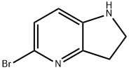 1H-Pyrrolo[3,2-b]pyridine, 5-broMo-2,3-dihydro- Structure